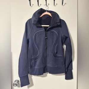 lululemon Navy Blue with purple - limited edition cuddle-up jacket